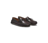 BOSS Mocasines de piel con suela estilo driver - StyleRoxanne_Driver_NA, 50548639 Marrón oscuro 38