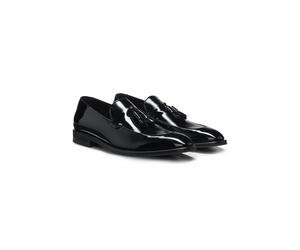 BOSS Mocasines de piel sintética acharolada con borlas - StyleDerrek_Loaf_paprts, 50569931 Negro 41