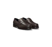 BOSS Mocasines Dressletic en piel suave - StyleDressletic_Loaf_bure, 50539885 Marrón oscuro 43.5