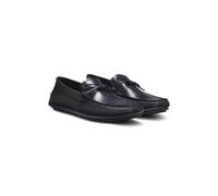 BOSS Mocasines estilo driver de piel con detalle de lazo - StyleNoel_Mocc_ltlctb, 50557676 Azul oscuro 44