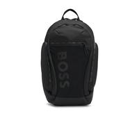 BOSS Mochila con logo y bolsillos de malla en la parte delantera - StyleOnset_Backpack, 50548090 Negro pcs.