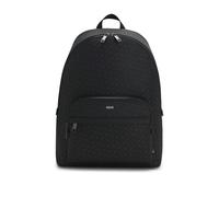 BOSS Mochila con monograma y logotipo metalizado en relieve - StyleZair_MN_S. Backpack, 50552571 Negro pcs.