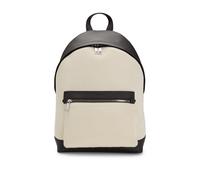 BOSS Mochila de lona con apliques de piel - StyleGyn_Backpack, 50544507 Blanco pcs.