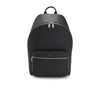 BOSS Mochila de piel sintética con banda trasera para trolley - StyleNorthon_M_Backpack, 50573457 Negro pcs.