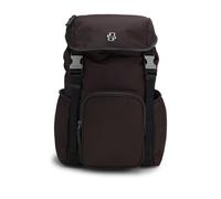 BOSS Mochila de sarga con monograma Double B - StyleB_Icon_Backpack, 50516809 Marrón oscuro pcs.