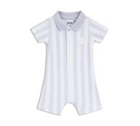 BOSS Mono corto para bebé de algodón a rayas con cuello de polo - StyleJ53032/24901M, J53032 Celeste 71