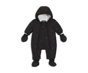 BOSS Mono de nieve para bebés con manoplas y patucos extraíbles - StyleJ52494/09B01M, J52494 Negro 60