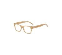 BOSS Montura para gafas graduadas de acetato beige con detalle dorado de la marca - StyleBOSS 152210A4918, 58109378 Beige pcs.