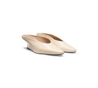 BOSS Mules de piel con tacón de cuña - StyleCharlize_WdgMle50_AB, 50557742 Beige claro 42