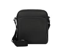 BOSS Bolsa de reportero de piel italiana de grano natural - StyleNew Crosstown_NS Zip, 50529288 Negro pcs.