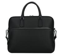 Boss New Crosstown Maletín Piel 38 cm Compartimento para el portátil negro