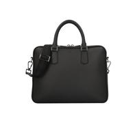 Boss New Crosstown Maletín Piel natural 38 cm Compartimento para el portátil negro