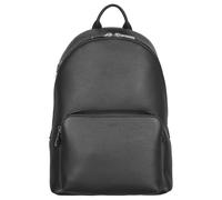 BOSS Mochila de piel granulada italiana con logo grabado - StyleNew Crosstown_S Bckp, 50536142 Negro pcs.