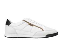 BOSS Nitan_lowp_txthem, Entrenadores de Perfil bajo Hombre, Color Blanco Abierto, 45 EU