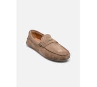 BOSS Mocasines elaborados en Portugal en ante con ribete de antifaz - StyleNoel_Mocc_sdpeb, 50541750 Beige 44