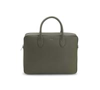 BOSS Portadocumentos granulado con herrajes pulidos de la marca - StyleNorthon_Doc. Case, 50567389 Verde oscuro pcs.