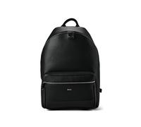 BOSS Mochila de piel sintética con banda trasera para trolley - StyleNorthon_M_Backpack, 50573457 Negro pcs.