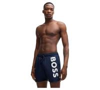 BOSS Bermudas 'Octopus' marino / blanco, Talla M