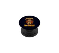 Boss of Me My Yorkie Es Divertido Amante De Yorkshire Terrier PopSockets PopGrip Adhesivo