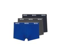BOSS Pack de 3 calzoncillos - StyleTrunk 3P Power, 50475274 Azul / Gris XS