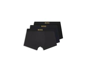 Boss Pack de 3 Calzoncillos Tipo bóxer para Hombre, Color Dorado, Logo G, Open Miscellaneous, L