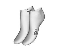 Boss Pack de dos calcetines tobilleros de mujer en color negro. Blanco 35-38