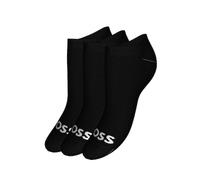 BOSS Paquete de 3 pares de calcetines a la altura del tobillo con logos en contraste - Style3P AS Logo CC W, 50502073 Negro 39-42