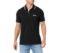 BOSS Paddy Pro Stretch Pique Polo Shirt Camisa, Black Cloud, L Hombres