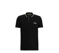 BOSS Paddy Pro Stretch Pique Polo Shirt Camisa, Nube Negra, XXL para Hombre