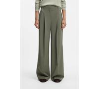 BOSS Pantalón de pernera ancha en lana virgen italiana - StyleTiana4, 50564749 Verde oscuro 34