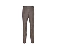 BOSS Pantalones de traje slim fit de lana, seda y lino - StyleH-Genius-B1-262, 50562605 Marrón oscuro 56