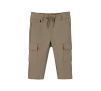 BOSS Pantalones de chándal para niños en forro polar arrugado con bolsillos tipo cargo - StyleJ52855/29502A, J52855 Marrón 81