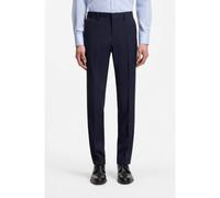 BOSS Pantalón slim fit en lana nueva con dibujo - StyleH-Genius-MM-251, 50537573 Azul oscuro 94
