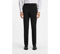 BOSS Pantalón slim fit en lana nueva con dibujo - StyleH-Genius-MM-251, 50537573 Negro 58