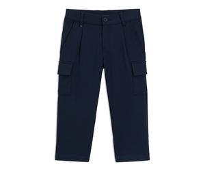 BOSS Pantalones cargo loose fit para niños en tejido elástico - StyleJ51957/84904A, J51957 Azul oscuro 126