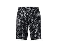 BOSS Pantalones cortos de algodón elástico para hombre con estampado de temporada, azul, 60