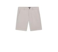 BOSS Shorts slim fit de sarga de algodón elástico - StyleChino-slim-Shorts, 50536723 Gris claro 30