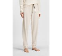 BOSS Pantalones de chándal con puños y rayas de la marca en el cordón - StyleCP Stripe_Pants Cuff, 50524759 Natural L