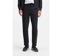 BOSS Pantalones de chándal de algodón con detalles de ribete - StyleJT_Join Hadiko, 50553574 Azul oscuro XS