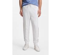 BOSS Pantalones de chándal de algodón con detalles de ribete - StyleJT_Join Hadiko, 50553574 Blanco S