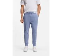 BOSS Pantalones de chándal de algodón con detalles de ribete - StyleJT_Join Hadiko, 50553574 Celeste XXL