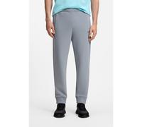 BOSS Pantalones de chándal de algodón con logo bordado - StyleJT_Union Hadiko, 50566830 Gris 5XL