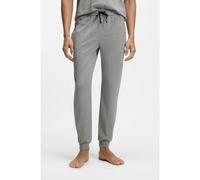 BOSS Pantalones de chándal de algodón elástico con logo bordado - StyleMix&Match Pants, 50515365 Gris L