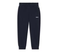 BOSS Pantalones de chándal de algodón para niños con logo estampado - StyleJ51952/09B04A, J51952 Azul oscuro 162
