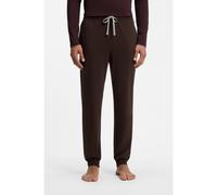BOSS Pantalones de chándal en algodón elástico con logo bordado - StyleMix&Match Pants, 50515305 Marrón oscuro XXXL