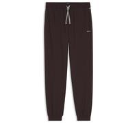 BOSS Pantalones de chándal en algodón elástico con logo bordado - StyleMix&Match Pants, 50515305 Marrón oscuro XXL