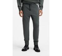 BOSS Pantalones de chándal en felpa de algodón con detalle de logo - StyleSeChup, 50533392 Verde oscuro M
