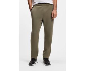 BOSS Pantalones de chándal regular fit en tejido elástico supersuave - StyleJT_Snug Hadim, 50554378 Oliva L