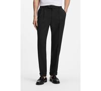 BOSS Pantalones de doble pinza en lana virgen - StyleC-Perin-DPL-TU-253, 50569356 Negro 90