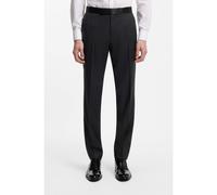 BOSS Pantalones de esmoquin slim fit de sarga de lana virgen - StyleH-Genius-Tux-B1, 50469186 Azul oscuro 54